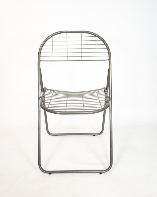 Ikea - folding chair - wire chair - design Niels Gammelgaard - 80's