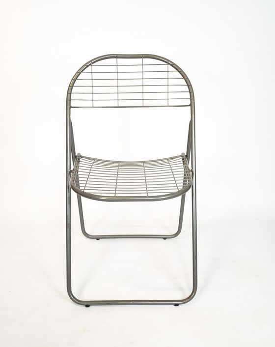 Image 1 of Ikea - folding chair - wire chair - design Niels Gammelgaard - 80's