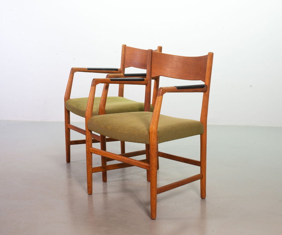 Image 1 of 2x Hans Wegner Town Hall chairs