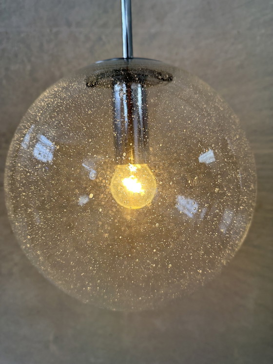 Image 1 of Vintage Glashütte Limburg hanging lamp