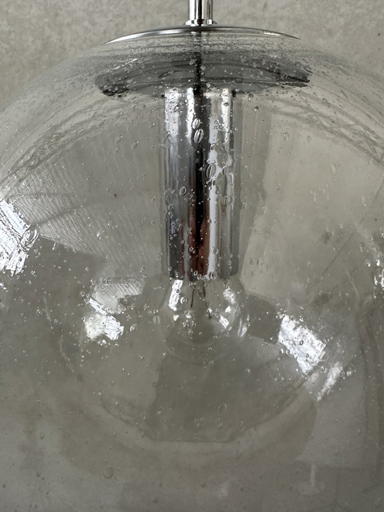 Image 1 of Vintage Glashütte Limburg hanging lamp