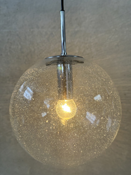 Image 1 of Vintage Glashütte Limburg hanging lamp