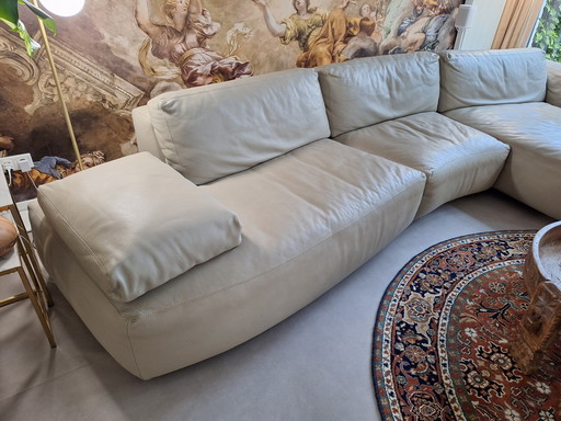 Leolux Cumulus Leather Design Sofa Electric