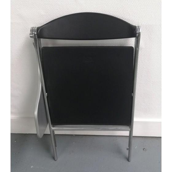 Image 1 of Donald vintage folding chair with shelf by Poltrona Frau