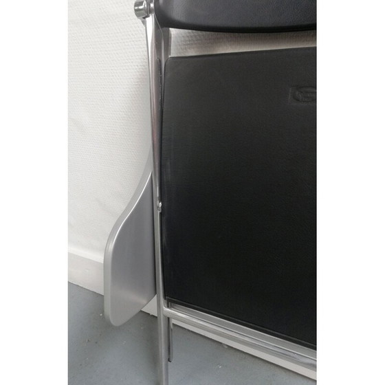 Image 1 of Donald vintage folding chair with shelf by Poltrona Frau