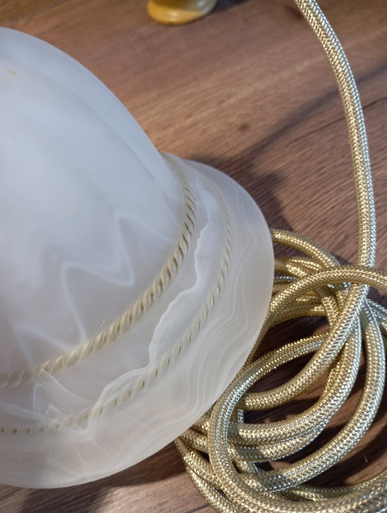 Image 1 of Lampada Nomade Vintage con Vetro Marmo Opaco e Satinato 