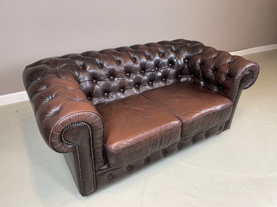 Image 1 of Canapé 2 places Chesterfield vintage