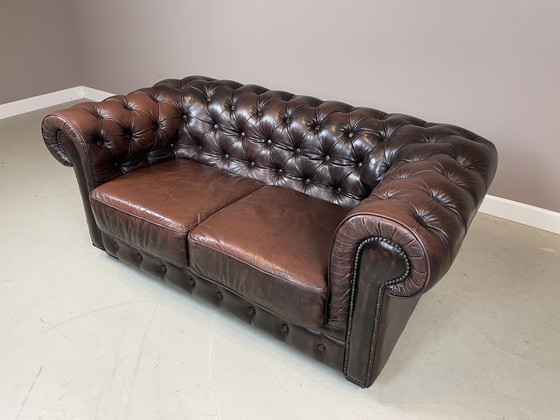 Image 1 of Vintage Chesterfield 2 seater sofa