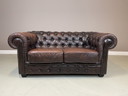 Canapé 2 places Chesterfield vintage