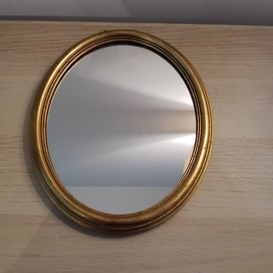Image 1 of Miroir vintage Bois et or