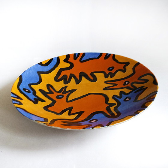 Image 1 of Ceramic Centerpiece Bowl by Hetty Van Der Linden