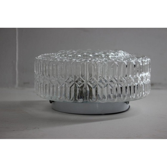 Image 1 of Lampada da parete in vetro vintage, Cecoslovacchia 1970