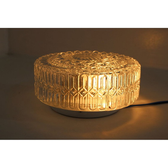 Image 1 of Lampada da parete in vetro vintage, Cecoslovacchia 1970