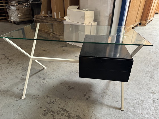 Image 1 of Bureau vintage Franco Albini avec chaise de bureau assortie