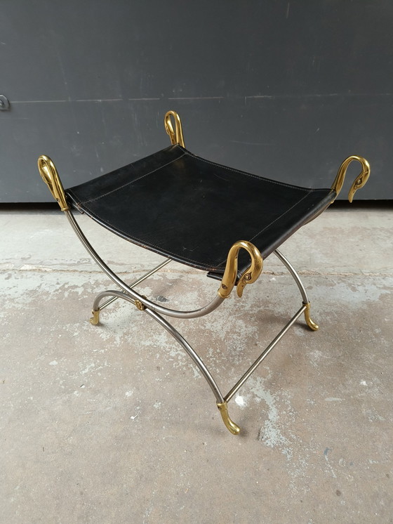 Image 1 of Vintage swan stool