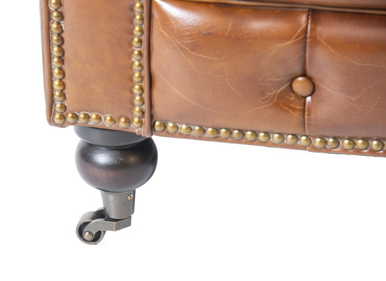 Image 1 of Vintage Chesterfield 2,5 bank cognac