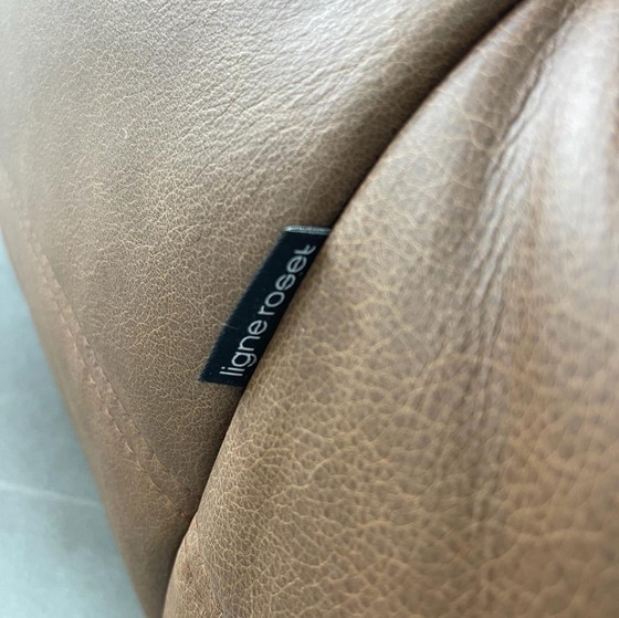 Image 1 of Ligne Roset Togo Cognac Leder 3 Zits