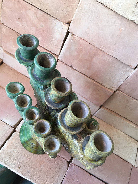 Image 1 of Poterie de tamegroute bougeoir