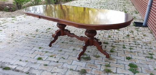 Top Condition New Condition Baroque Extendable Dining Room Table