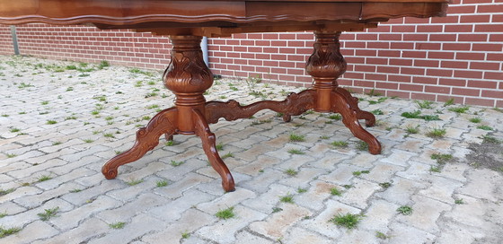 Image 1 of Top Condition New Condition Baroque Extendable Dining Room Table