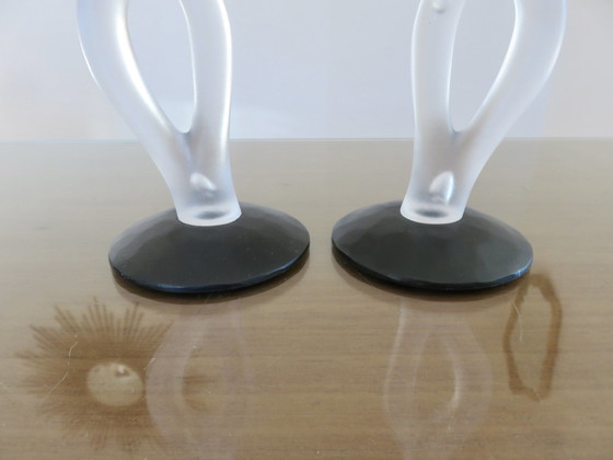 Image 1 of Par de candelabros modernistas, 1990