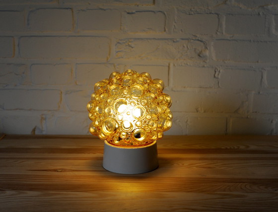 Image 1 of Iconic amber glass bubble lamp by Helena Tynell