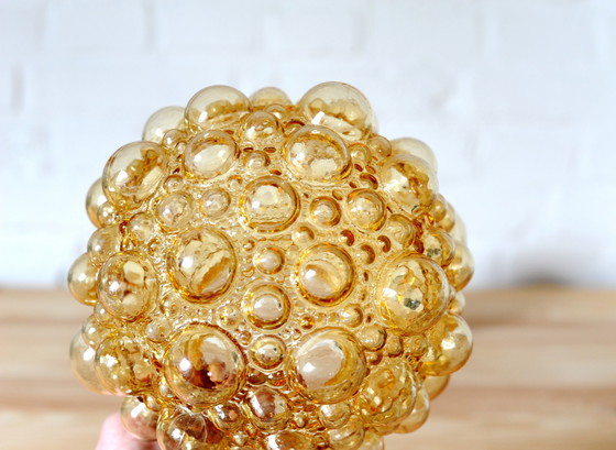 Image 1 of Iconic amber glass bubble lamp by Helena Tynell