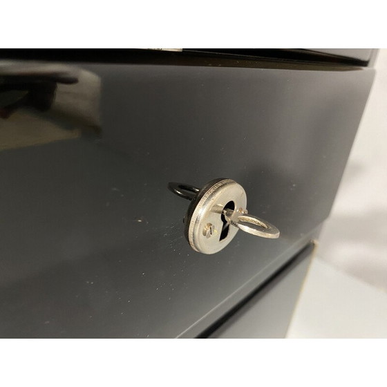 Image 1 of Czechoslovak vintage modernist chrome and wood writing desk, Europe 1950