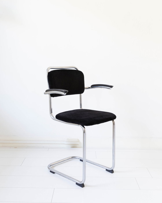 Image 1 of 2x Gebr van der stroom dutch originals model gispen 201 chair