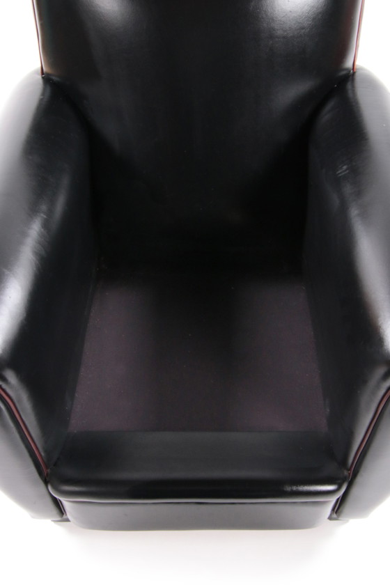 Image 1 of Very comfortable and beautiful leather armchair by LA Lounge Atelier.