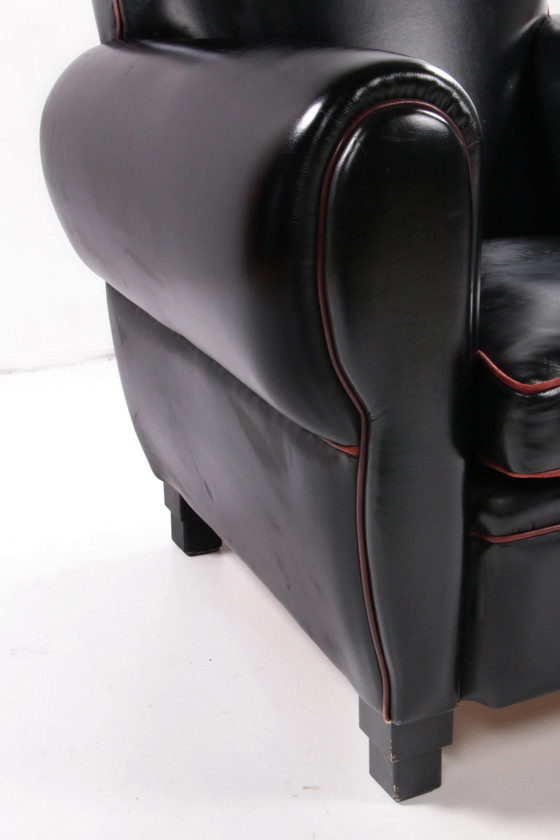 Image 1 of Very comfortable and beautiful leather armchair by LA Lounge Atelier.