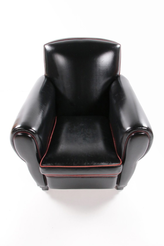 Image 1 of Very comfortable and beautiful leather armchair by LA Lounge Atelier.