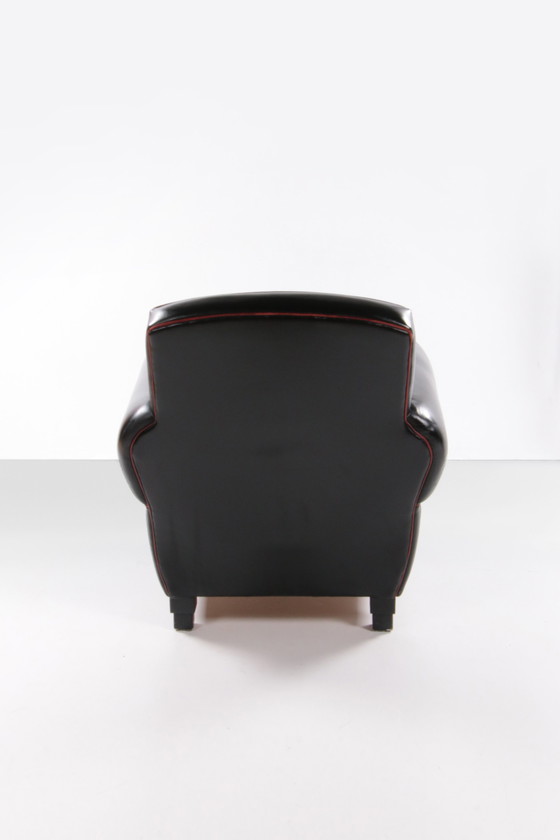 Image 1 of Very comfortable and beautiful leather armchair by LA Lounge Atelier.