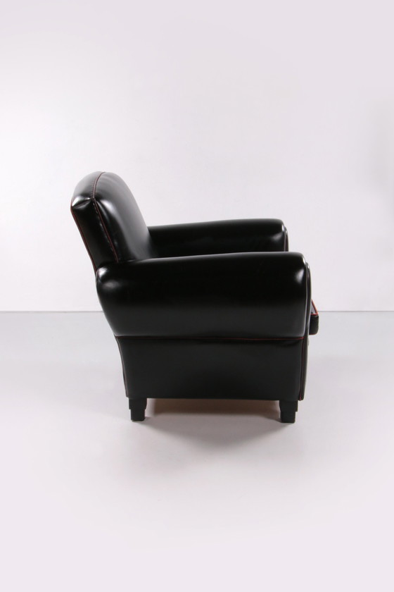 Image 1 of Very comfortable and beautiful leather armchair by LA Lounge Atelier.