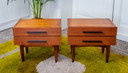 2x Vintage Nachtkastjes