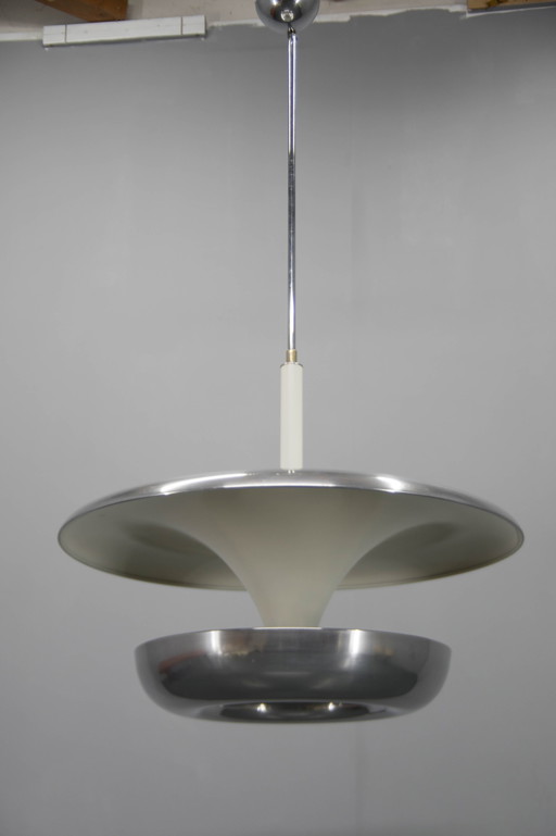 Large Bauhaus Chandelier By Ias, 1920S, Restored