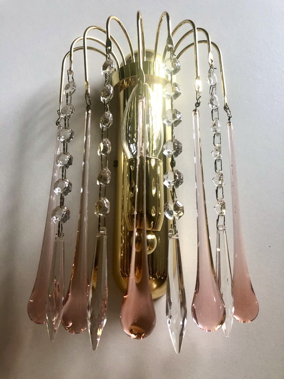 Image 1 of Teardrop Chandelier + 3 Wall Lights