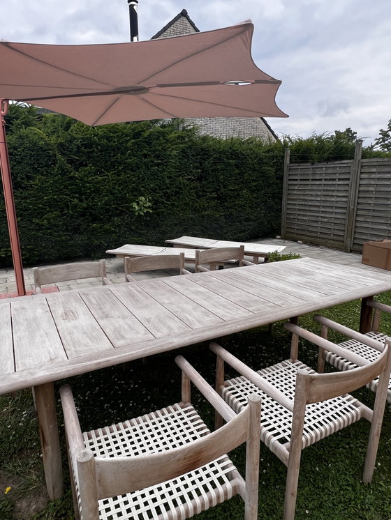 Image 1 of Table et chaises de jardin Dedon