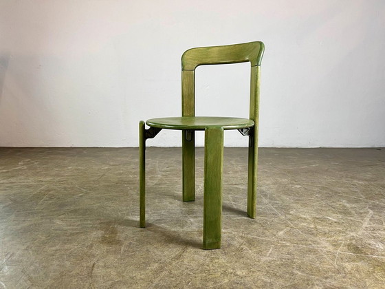 Image 1 of Set of 2 vintage chairs Bruno Rey Kusch & Co 1970s design green
