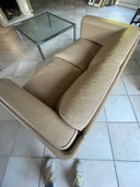 Poltrona Frau leather sofa
