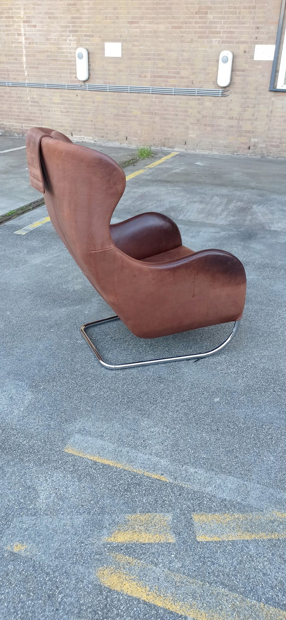 Image 1 of Wittmann 'Joly' leren fauteuil, Cognac