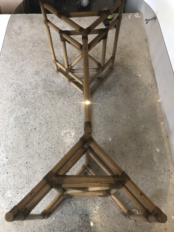 Image 1 of Vintage Bamboo Table
