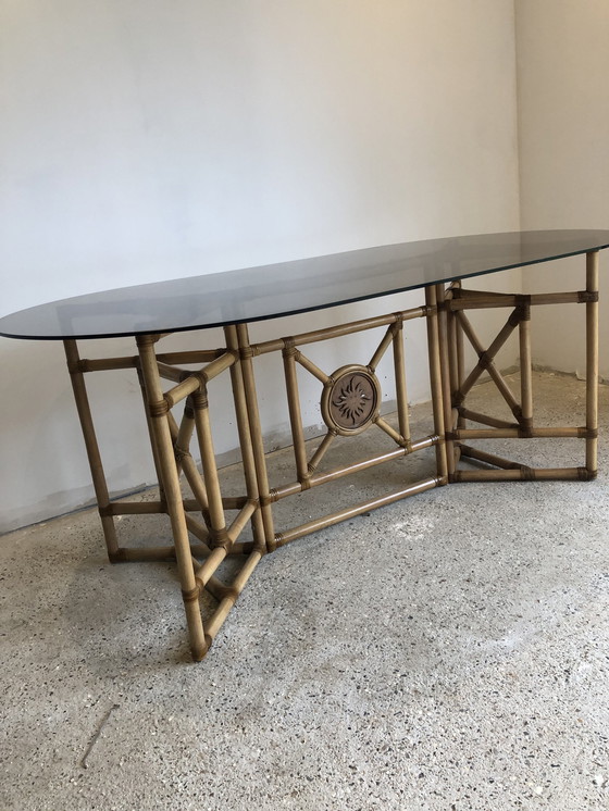 Image 1 of Vintage Bamboo Table