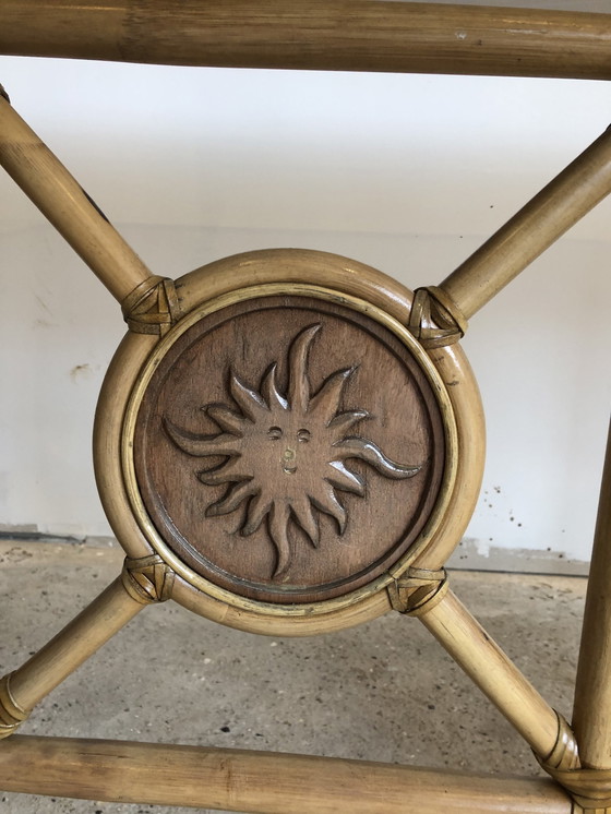 Image 1 of Vintage Bamboo Table
