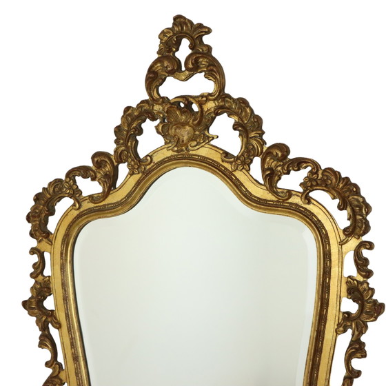 Image 1 of French Gold Baroque Rococo Style Mirror