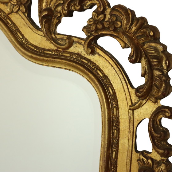 Image 1 of French Gold Baroque Rococo Style Mirror