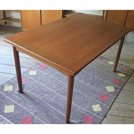 Image 1 of Danish mid-century teak dining table, 1960s