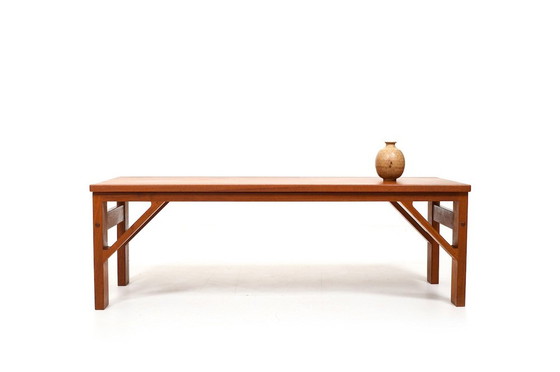 Image 1 of Long Danish Modern Teak Side Table, 1960s