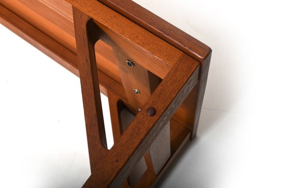 Image 1 of Long Danish Modern Teak Side Table, 1960s