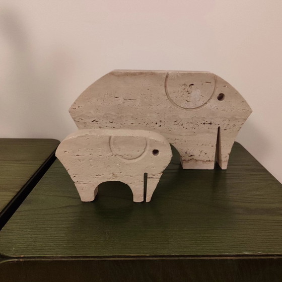 Image 1 of Vintage Fratelli Mannelli large elephant